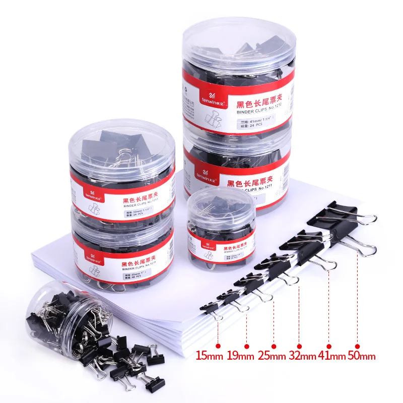 Длинный зажим держатель для билета 32 мм офисные канцелярские принадлежности