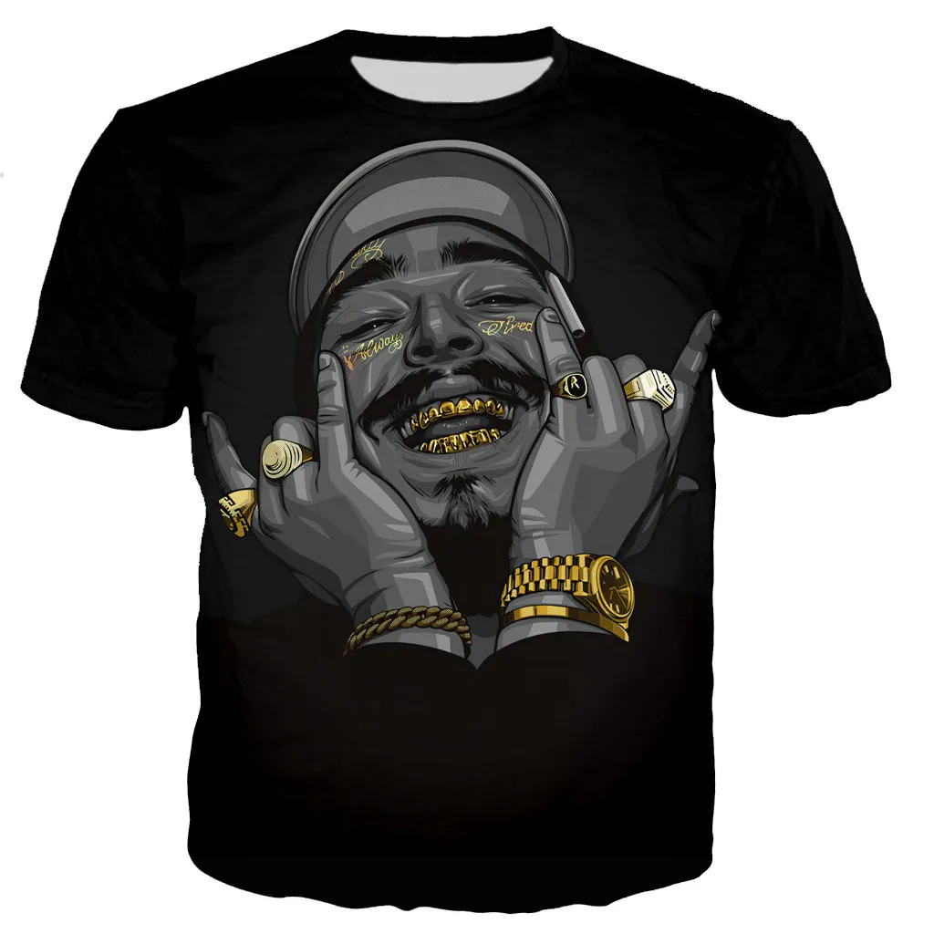 

Post Malone T Shirts Men/women New Fashion Cool 3D Post Malone Printed T-shirt Casual Harajuku Style Streetwear Oversized Tops