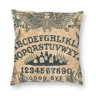 Подушка с ангелом смерти, доска ведьмы, домашний декор, современный дизайн Ouija, Хэллоуин, Череп, уличные подушки, квадратная наволочка