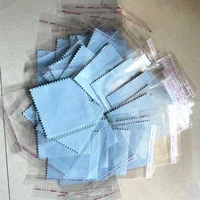 1020pcs 8x8cm jewelry cleaning polishing cloth with package cleaning cloth silver jewelry wiping cloth individually packaged