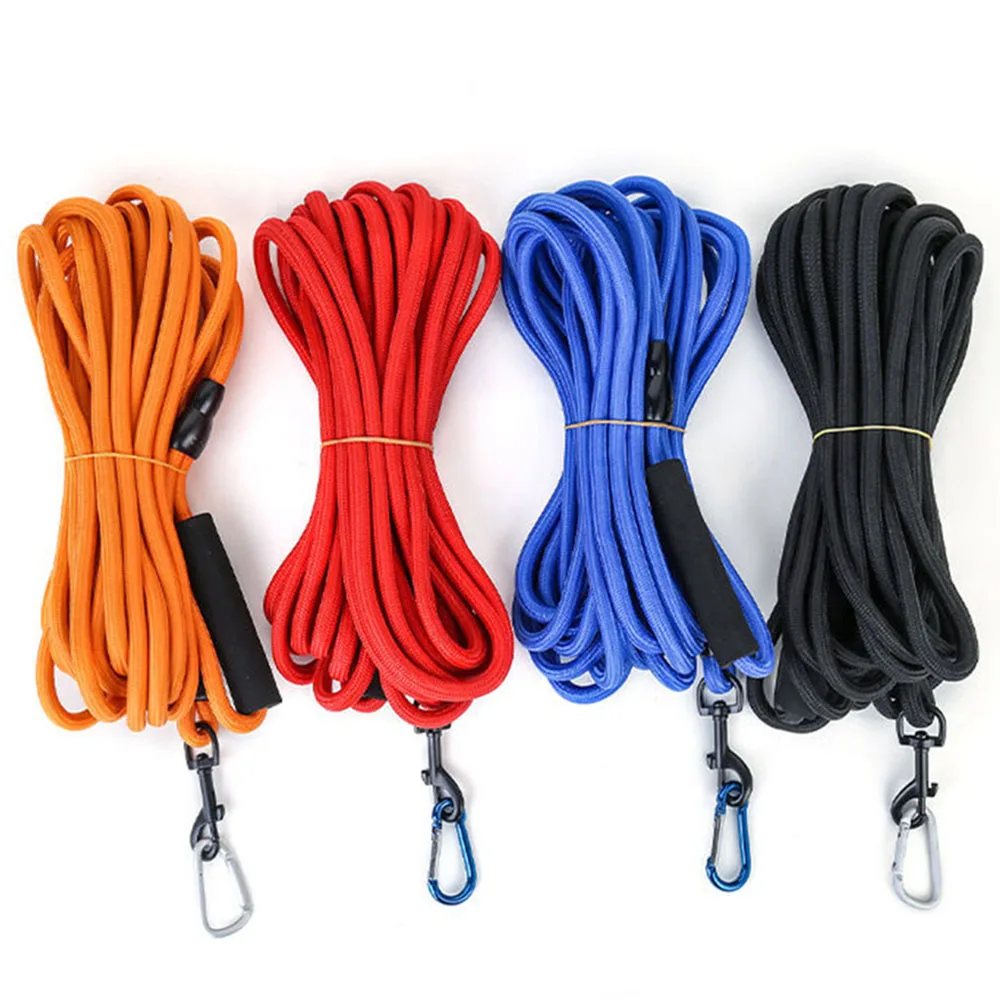 

Long Rope Leash for Dogs 5M/10M Pet Check Cord Recall Training Agility Lead for Dogs Great for Training Playing Camping Backyard