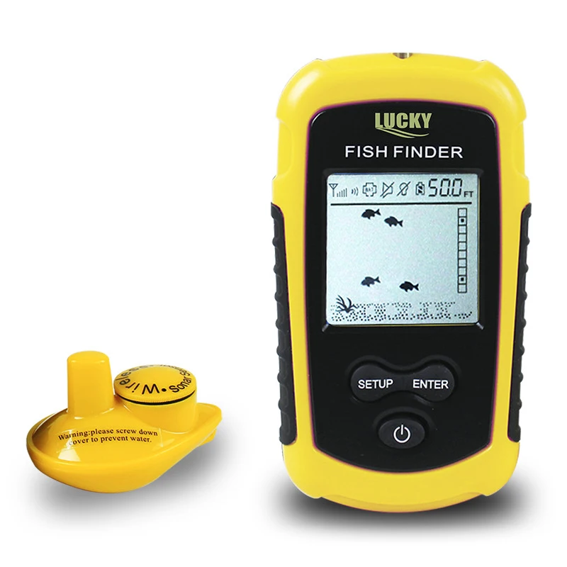 Эхолот Lucky FFW1108 1 беспроводной 40 м 130 футов|wireless fishing|fishing echo soundersonar fishfinder |