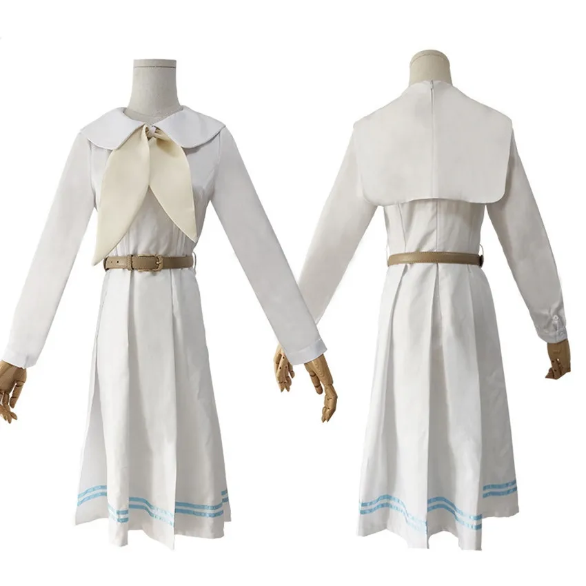 

Anime Beastars Haru Cosplay Costume Women School Uniform Salior Suit Halloween Party Girls White Rabbit Cute Animal Dress