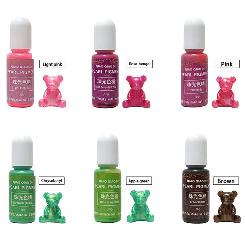 

15g/Bottle Pigment Epoxy UV Resin DIY Handmade Art Crafts Coloring Dye Colorant FS99