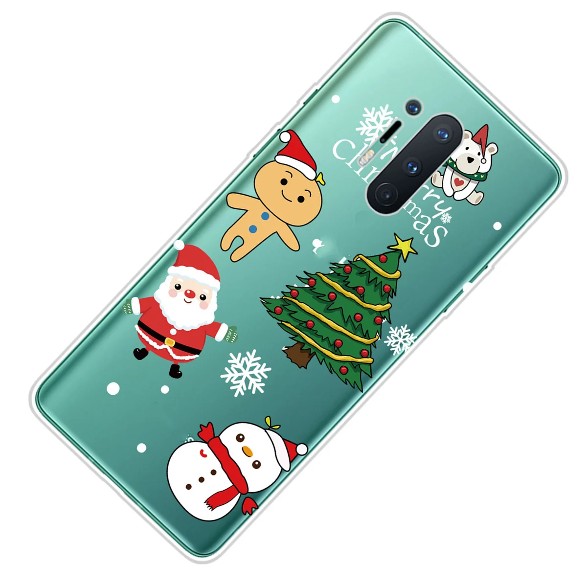 

Christmas Phone Cover Shockproof Phone Shell Compatible with OnePlus 8 Pro