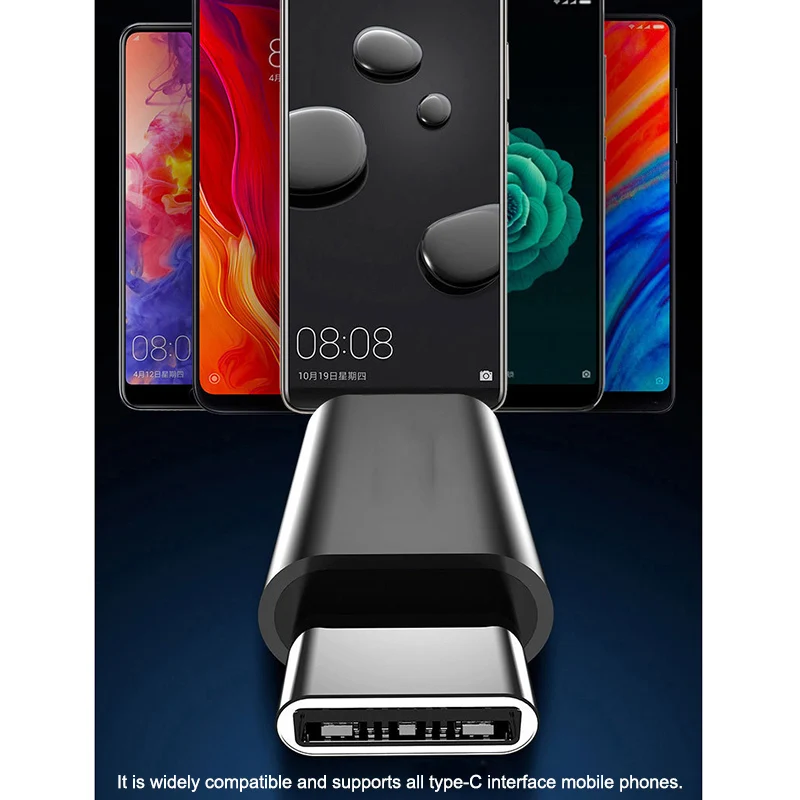 

Phone Microphone with Collar Clip Omnidirectional Condenser Microphone for Type C Interview Vlog Live C66