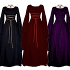 Женское платье на Хэллоуин Victoria, средневековые костюмы для косплея вампира, дьявола, невесты, Карнавальные Платья