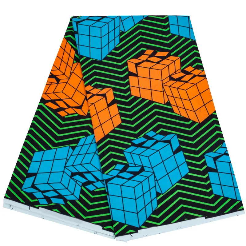 

Ankara real Cloth wax African prints fabric sewing material pure polyester batik for wedding dress craft DIY high quality tissu