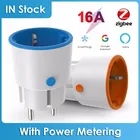 Умная вилка Zigbee, 16 а, с управлением через приложение