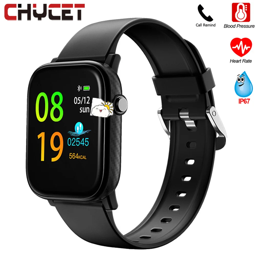 Полноэкранный Смарт часы с пульсометром и тонометром M39 уведомлением о Push