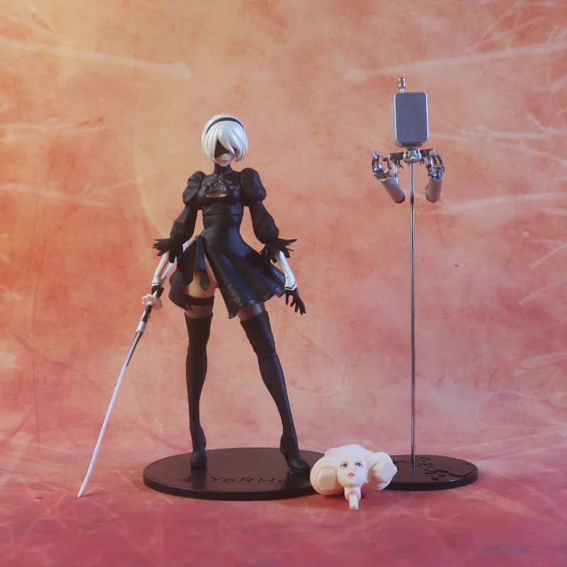 

Экшн-фигурка NieR:Automata 2B YoRHa No.2 Тип B, 28 см, роскошная версия, новый стиль, ПВХ файтинговая модель, фигурка, игрушки, кукла, подарок