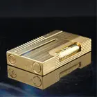100% новый ретро DuPont яркий звук Зажигалка Seiko производство ветрозащитный медный корпус прикуриватель с коробкой