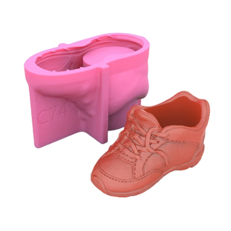 

Cartoon Shoes Flowerpot Pen Holder UV Crystal Epoxy Mold Cement Plaster Clay Resin Silicone Mould DIY Crafts Mold