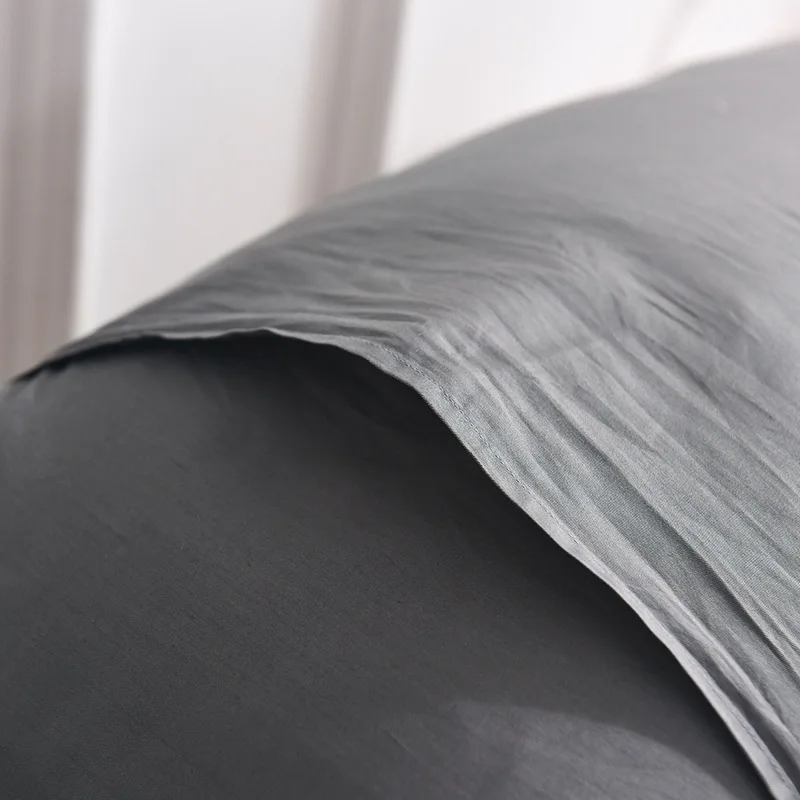 

100% Cotton Pillowcase Solid Color Cushion Cover for Home Hotel Sleeping Bedding Pillow Case Rectangle Decor 48x74cm Pillowcase