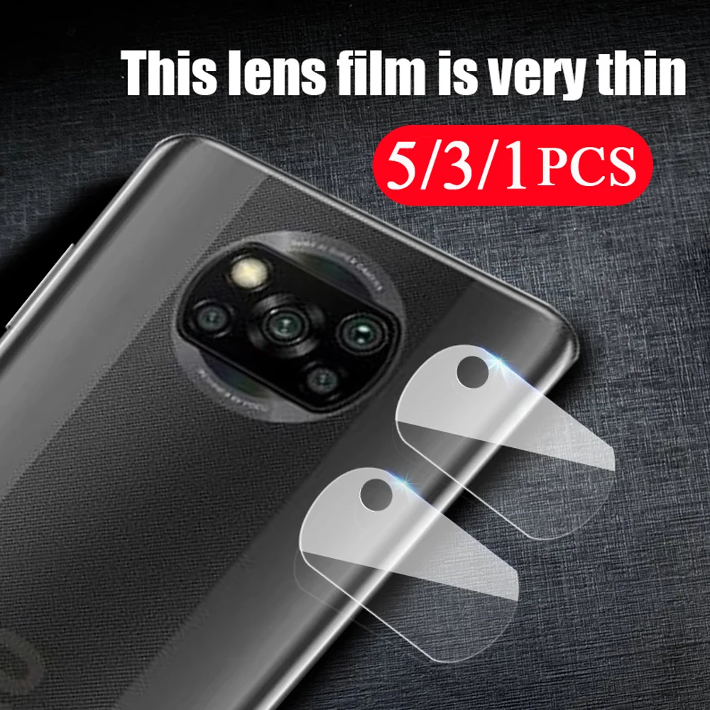

5/3/1Pcs cover protector Camera Film for xiaomi poco C3 X3 M3 M2 pro X2 F2 pro Camera Lens phone screen protector Tempered Glass