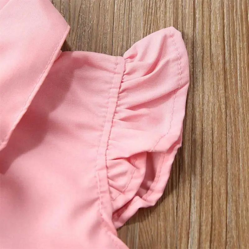 Новинка 2020 года Лидер продаж Летняя одежда для малышей Комплект из 2 предметов