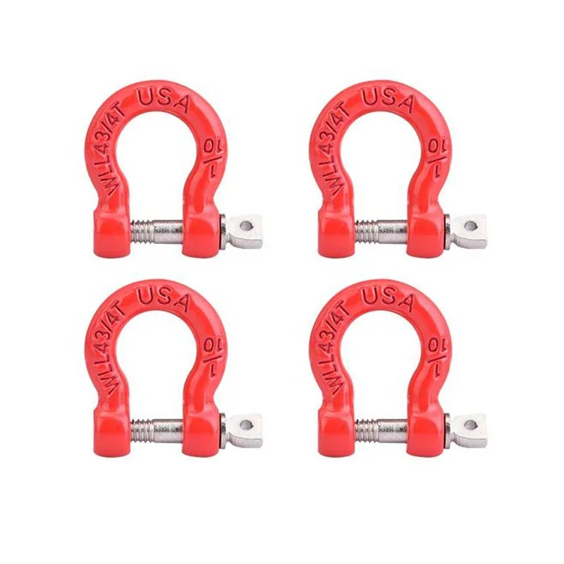 4 шт красный металлический ба