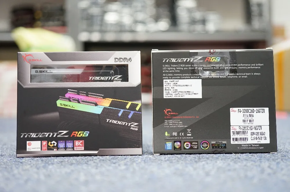 G.Skill Trident Z RGB PC ram DDR4 память PC4 8 ГБ 32 ГБ 16 ГБ 3200 МГц 3000 МГц 3600 МГц 4266 МГц Настольный 8G 16G 3000 3200 МГц DIMM