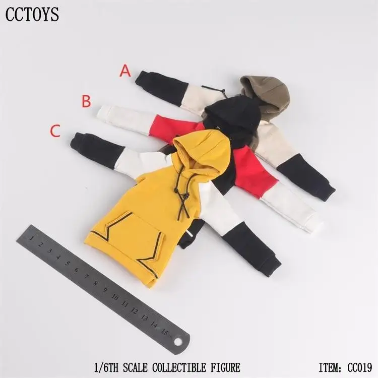 

CCTOYS CC019 1/6 Men's Soldier Sports Casual Hoodie Sweatshirt In Stock