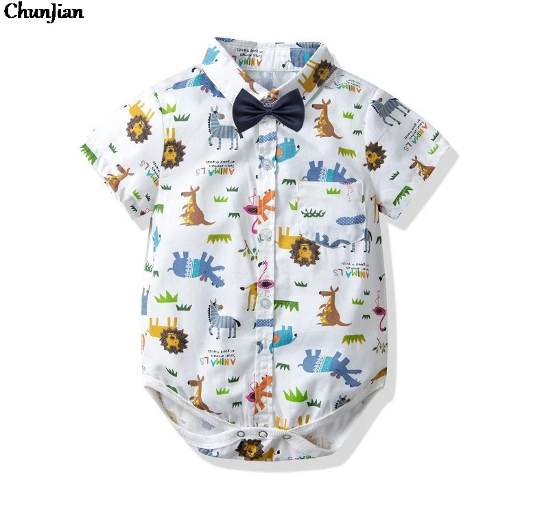 Одежда для маленьких мальчиков комплекты комбинезонов новорожденных детская