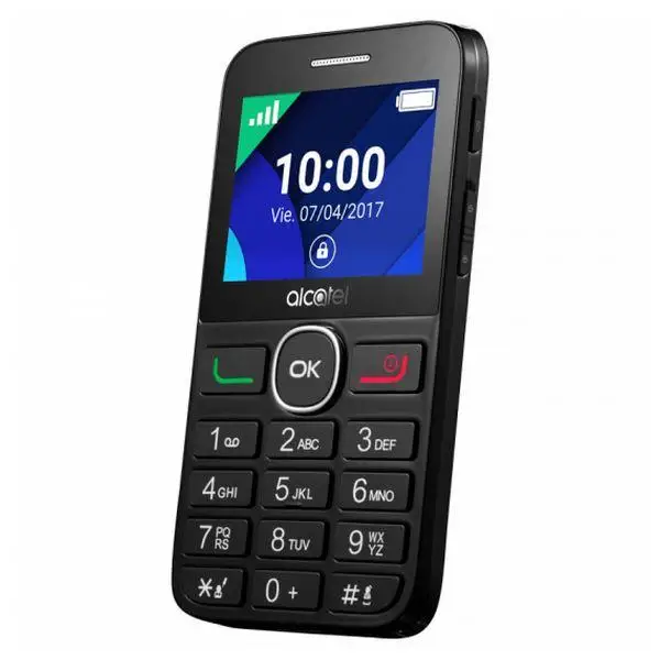 Мобильный телефон для пожилых взрослых Alcatel 20-08G 2 4 &quotBluetooth Радио FM черный |