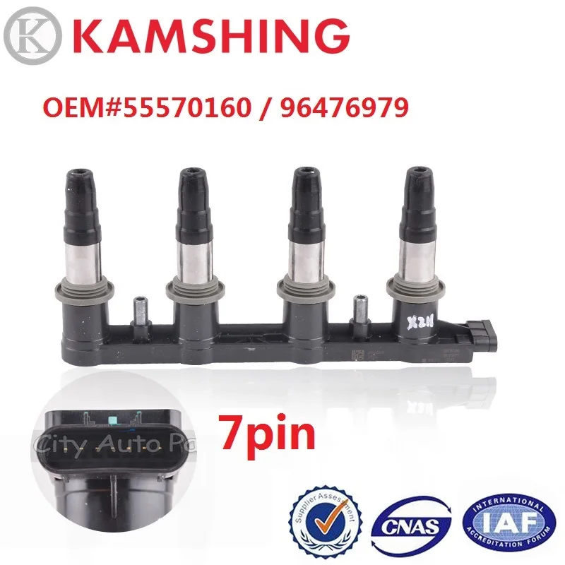 Спираль зажигания CAPQX 96476979 7 контактов для Chevrolet Cruze Sonic Aveo 5 Kalos Lacetti Optra Orlando Nubira Trax