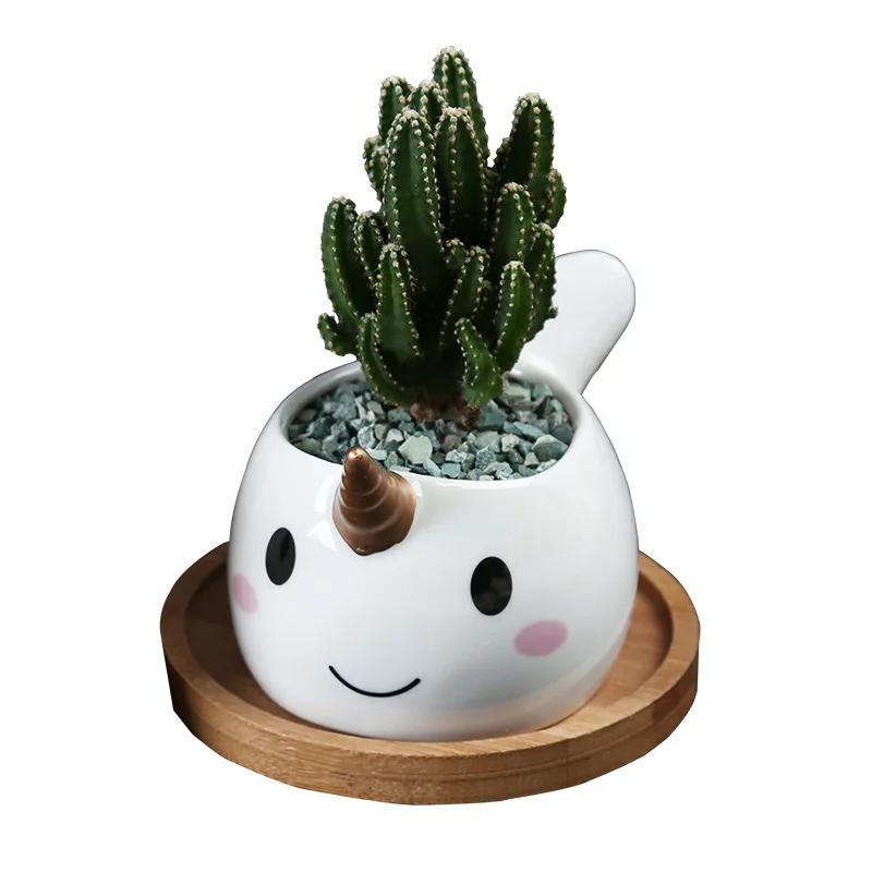 

Lovely Dolphins Green Planters Small Bonsai Pots Succulent Flowerpot Ceramic Flower Pot Plant Container Desktop Decoration Vase