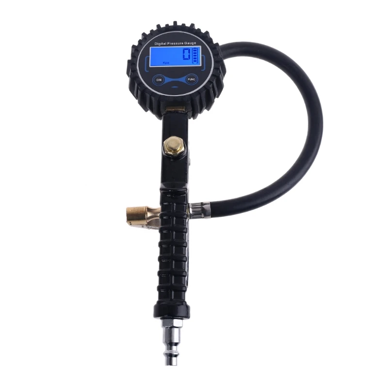 

Tire Inflator with Gauge Tire Pressure Gauge Inflator 200PSI Air Compressor Air Chuck Quick Connect Coupler Digital Backlit LCD