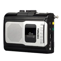 walkman cassette player tape recorder fm am radio with built in speakermicrophone for elderlyteachingstudentkids learning
