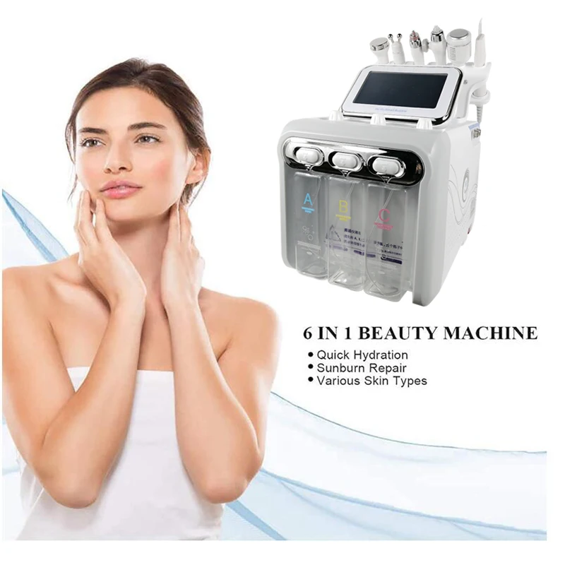 

Hydra Dermabrasion Hydrafacial Machine Water Spray Facial Hydro Peel RF Ultrasonic Bio Photon Water Dermabrasion Machine