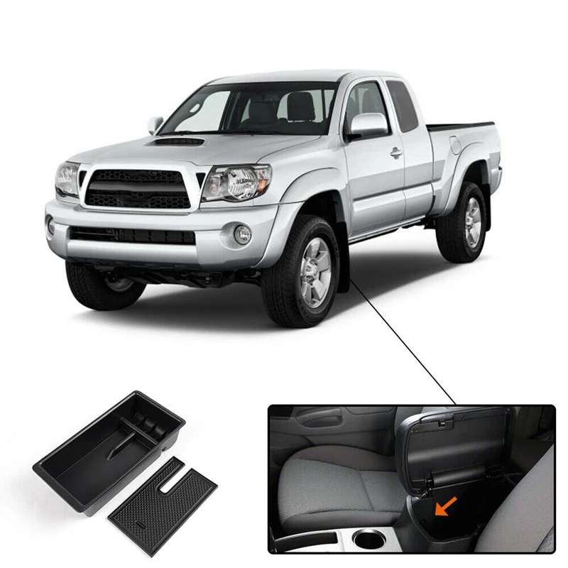 NewFor Toyota Tacoma 2005 2015 органайзер для Центральной Консоли Подлокотник лоток коробка