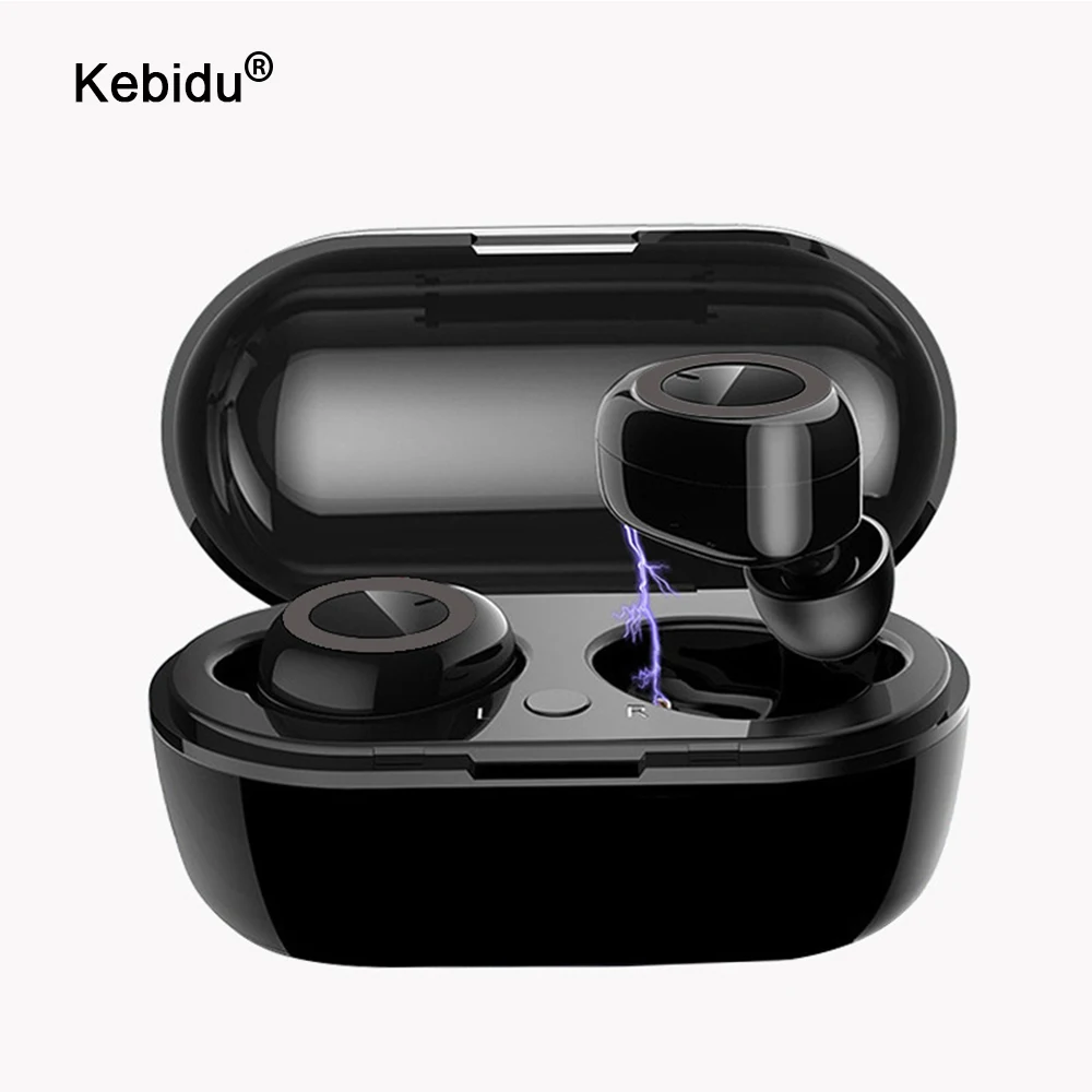 

TWS 5.0 Bluetooth Earphones Fingerprint Touch Wireless Earbuds HD Stereo Wireless Headphones Noise Cancelling Gaming Headset