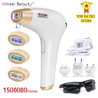 Лазерный эпилятор Kinseibeauty, эпилятор для перманентного удаления волос, триммер для зоны бикини, электрический эпилятор для женщин, 500000 вспышек