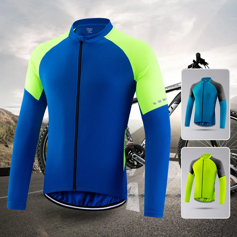 

Spring Autumn Men's Cycling Shirt Cycling Jersey Bicycle Clothing Maillot for Men MTB Mountain Bike Jersey Quick Drying Tricula