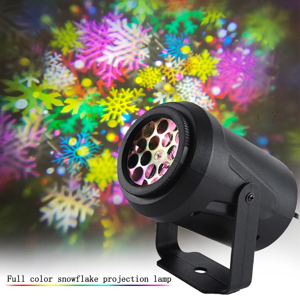 

Светодиодный рождественский снежинка, проектор, домашние украшения для дня рождения, проектор Gobo, декоративные светильники, домашний ночни...