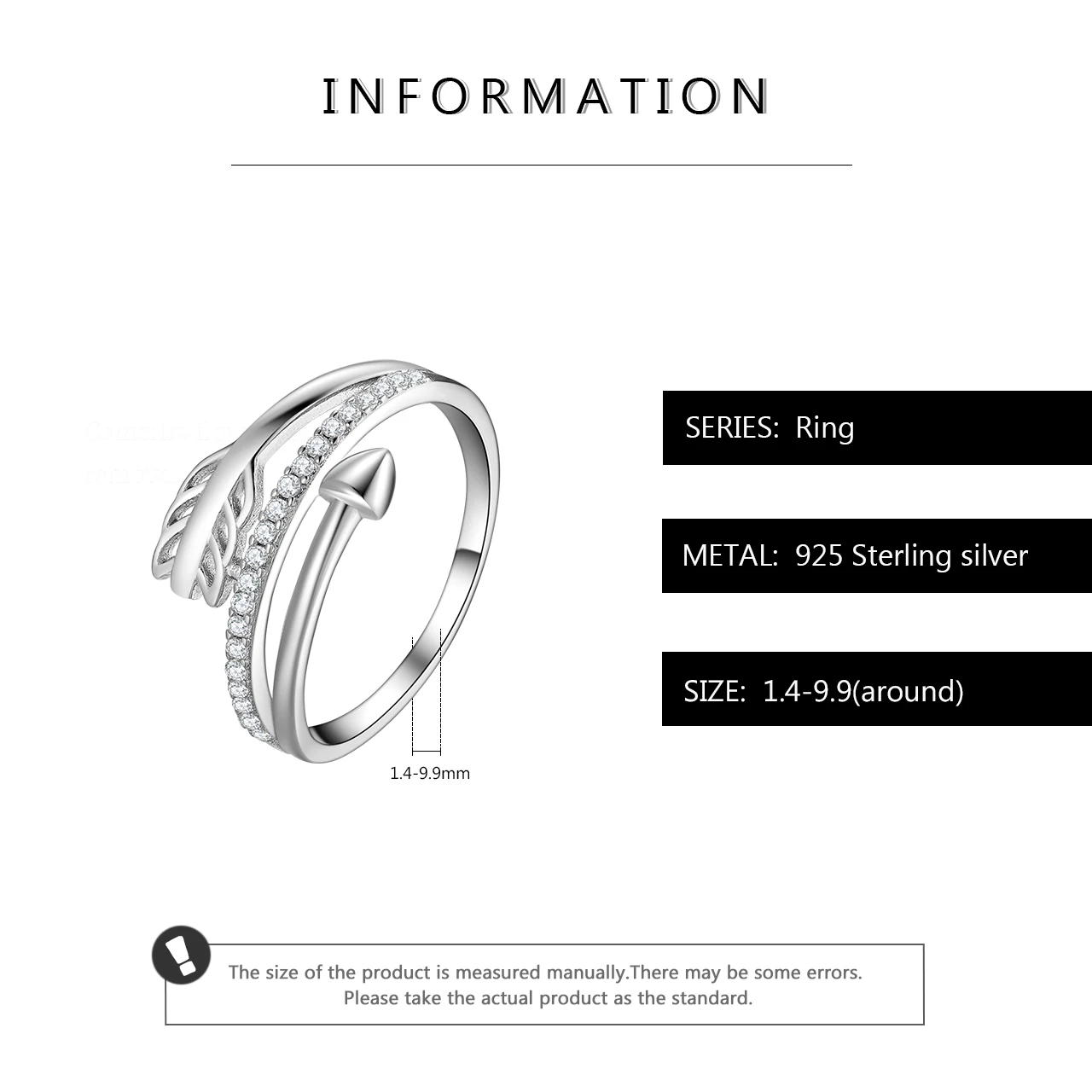 

DoDoFly Romantic Valentines Gift Cupid's Arrow 925 Silver Ring Stackable Finger Ring For Women Sterling Silver Wedding Gift