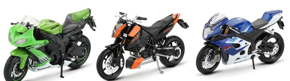 Maisto 1:18 сплав модель мотоцикла Игрушка внедорожные модели гоночных автомобилей Африка Твин H2R 690 Duke мотоциклы игрушки для детей