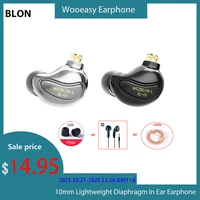 blon bl 01 bl01 earphones 10mm biology fiber diaphragm driver in ear monitors earbuds wired headphones headset bl03 a8 blon max