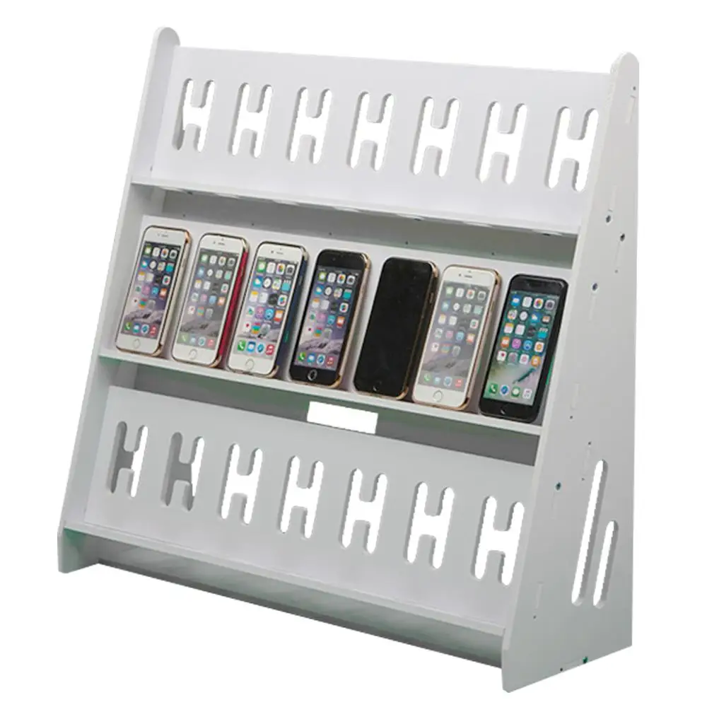 Новая мода сотовых телефонов трехслойная полка дисплея Многофункциональный