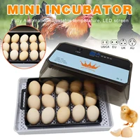 egg incubators digital fully automatic hatcher for 15 eggs chickens duck turkey egg poultry eggs hatcher led screen ye h