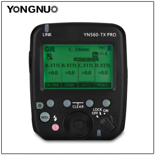 Триггер для вспышки YONGNUO YN560-TX PRO Speedlite YN200 YN862C YN685 YN968 YN560 YN660 Flash поддерживает