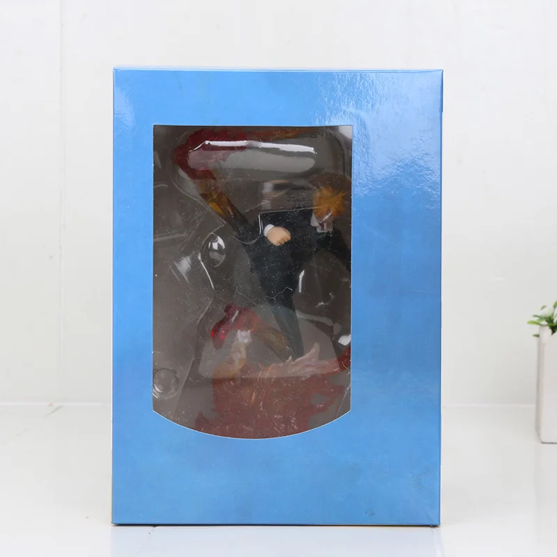 17-20 см аниме one piece Roronoa Зоро, Луффи Ace Boa Sanji shanks сабо из ПВХ фигурка игрушки one piece batch ver - Цвет: blue sanji in box