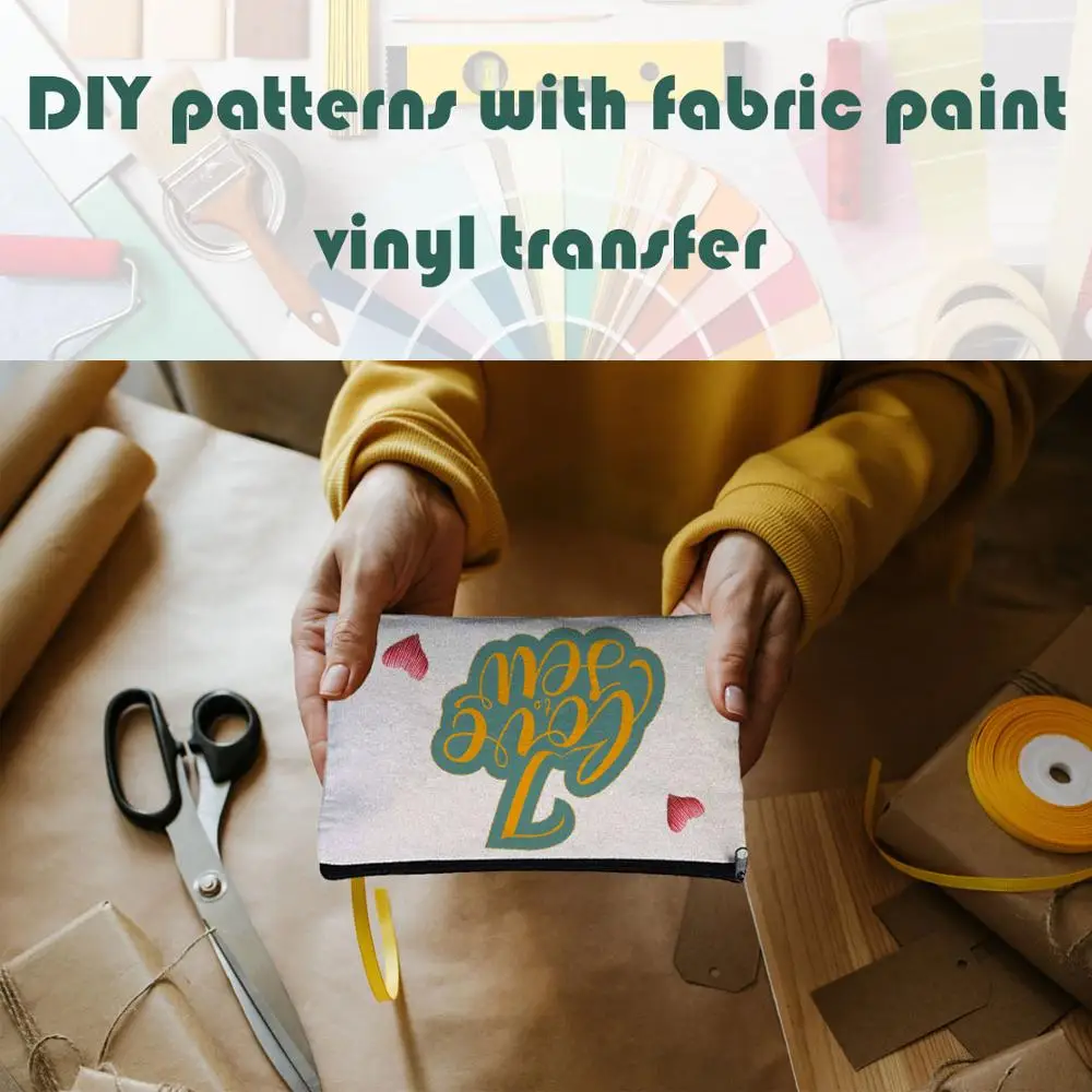 Холщовый пенал для карандашей 12 упаковок пустые мешочки поделок сделай сам