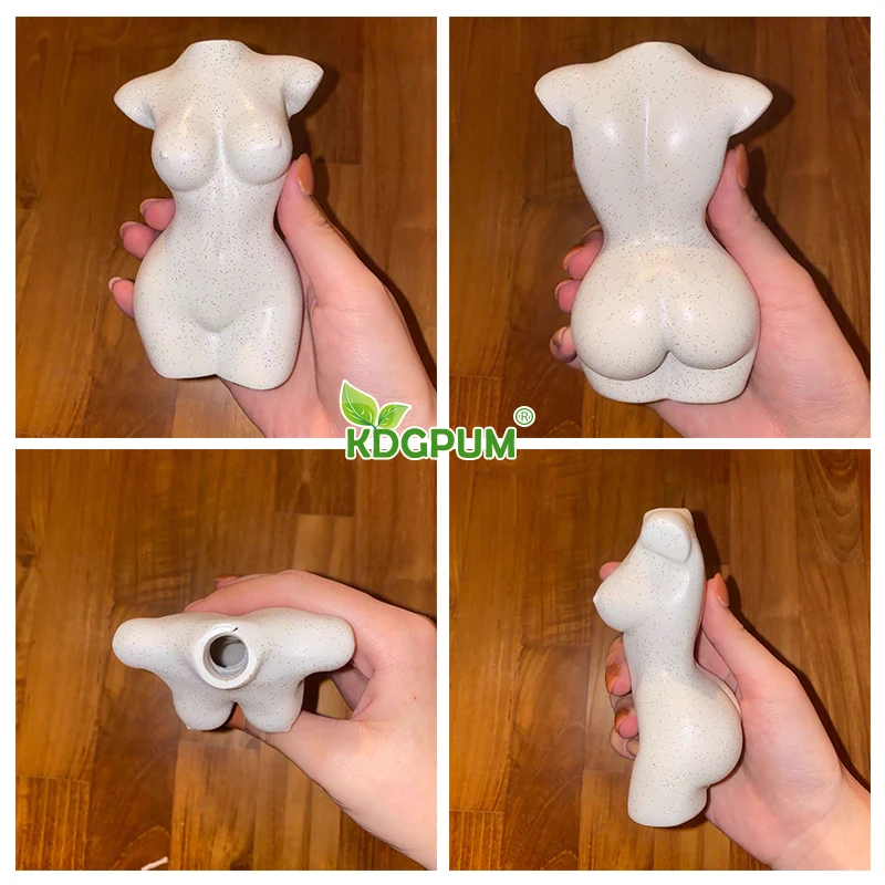 Современная ручная работа ваза Статуэтка смола для боди арта дизайн открытые