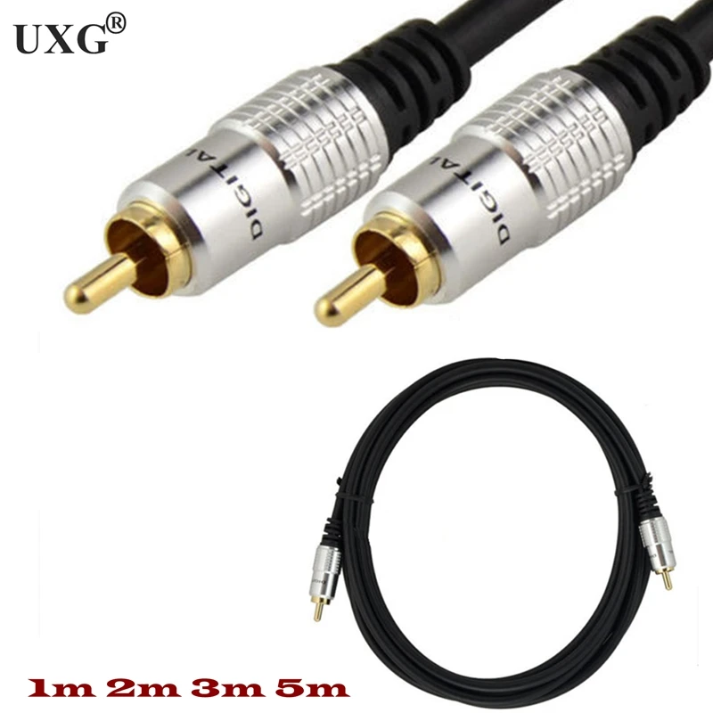 

RCA to RCA Cable Video Audio Coaxial Cable Stereo Digital RCA Connector for TV DVD Amplifier Hifi Subwoofer Cable 1m 2m 3m 5m