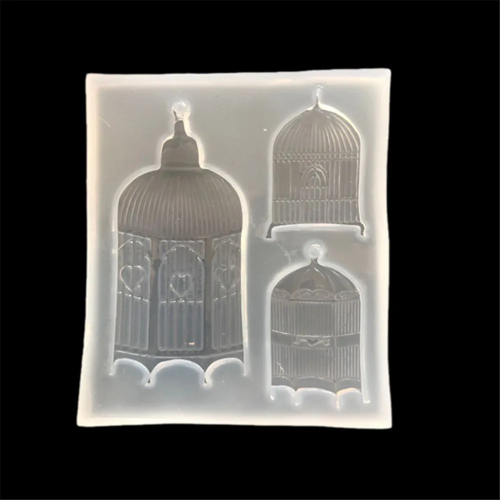 3D клетка для птиц силиконовые формы помадки ремесло торт конфеты шоколадный