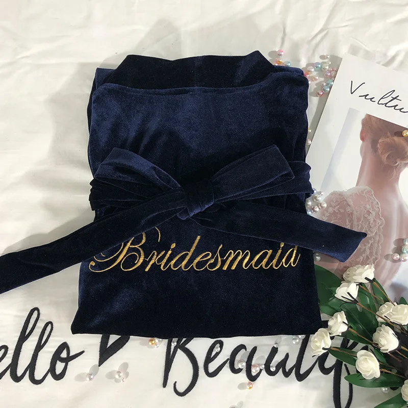 Женский Велюровый Халат-кимоно розовая ночная рубашка бархатная Пижама | Женская