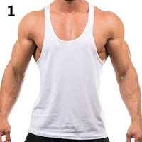 mens fashion sports vest soft cotton gym tank tops sexy round neck outdoor sleeveless casual fashion sports exercise shirt