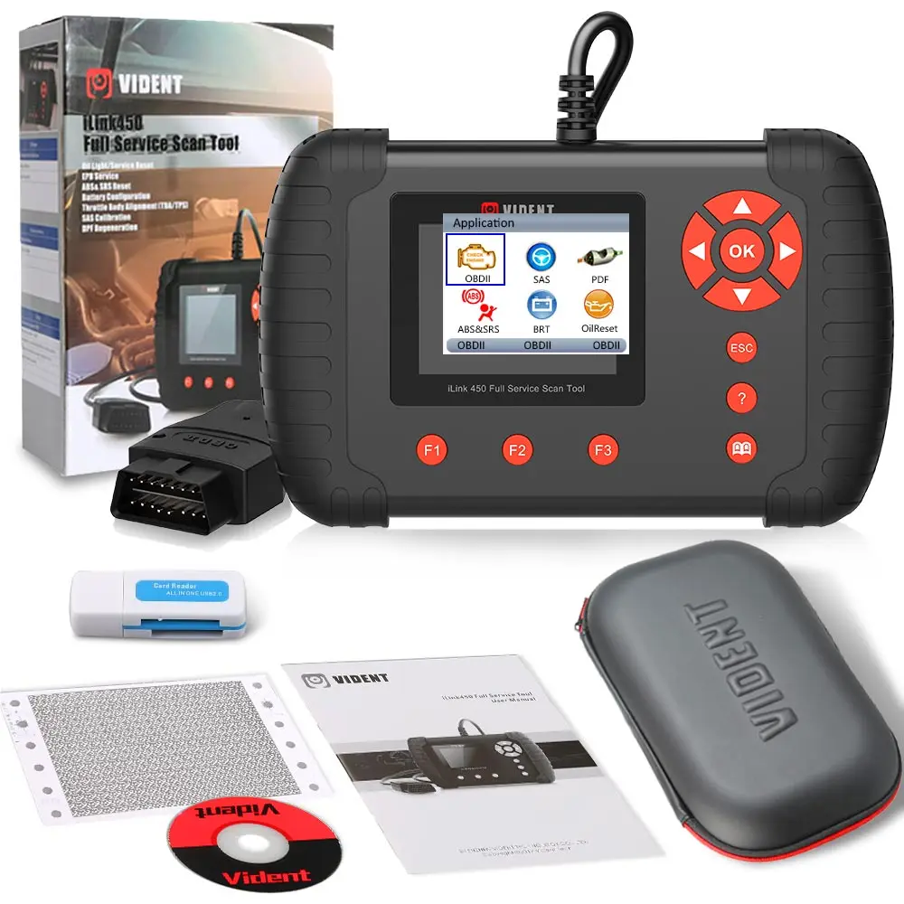 VIDENT iLink 450 поддержка ABS & SRS reset/DPF/конфигурация батареи полный сервис