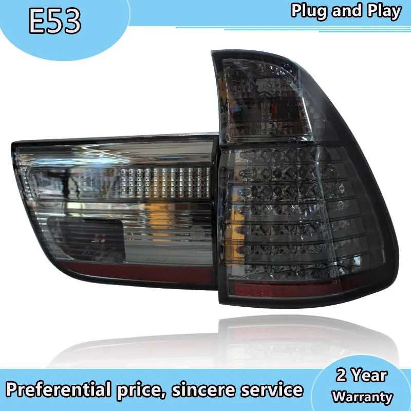 Car Styling for BMW X5 E53 Tail Lights 1998-2006 LED Light Lamp DRL Signal Brake Reverse auto Accessories | Автомобили и